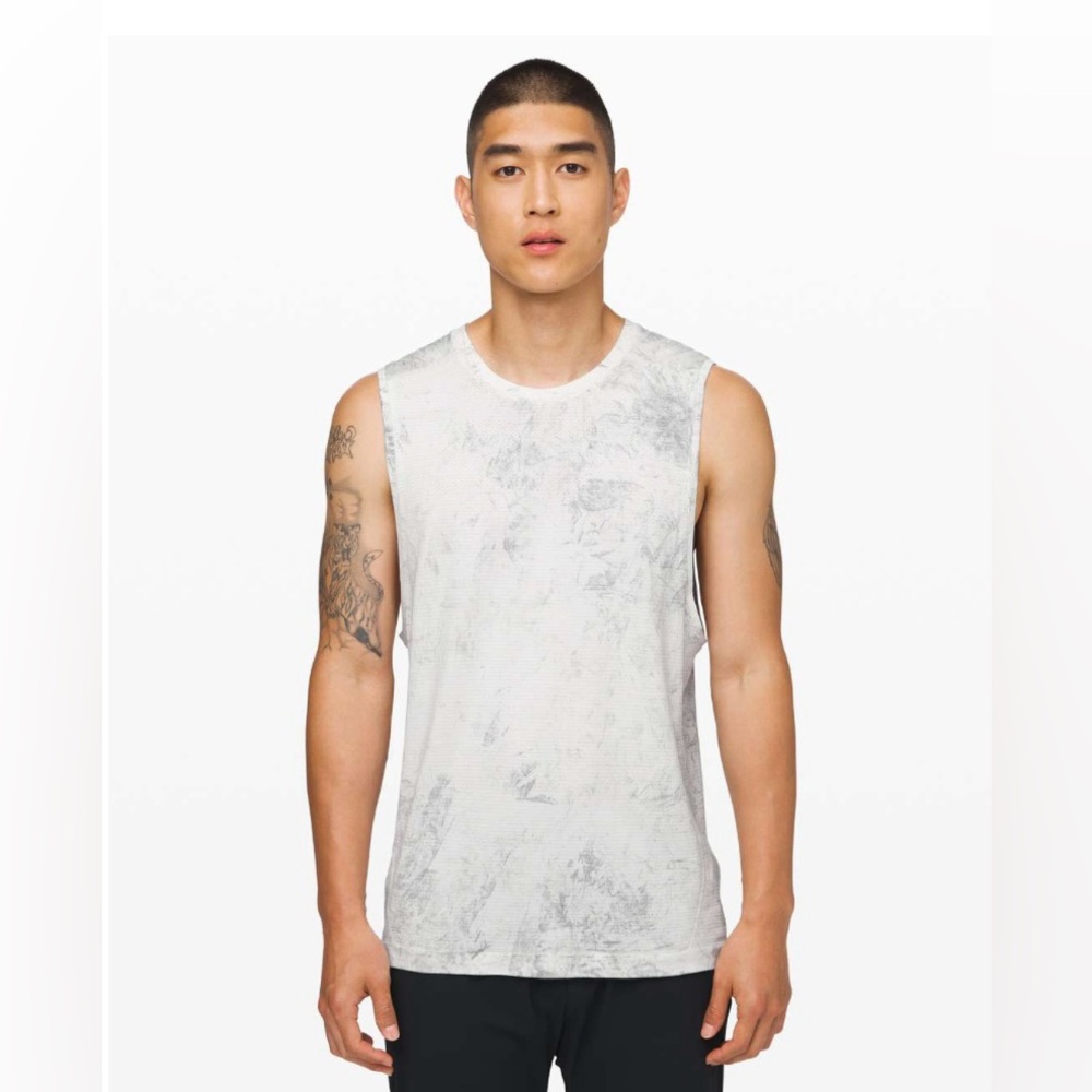 Lululemon Metal Vent Tech Muscle tank - chalk wash